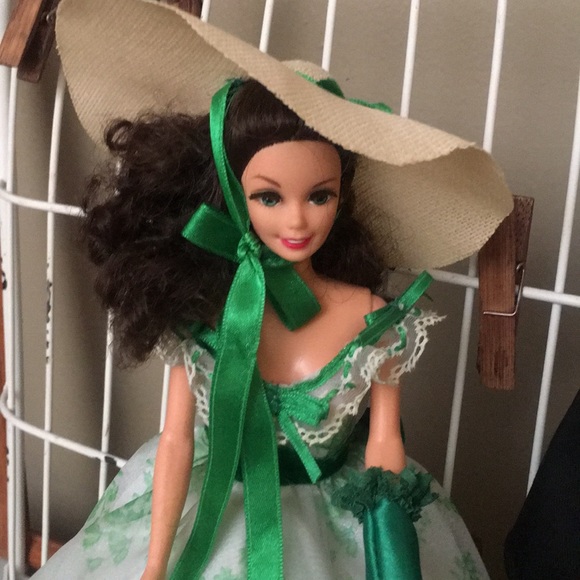 VINTAGE BARBIE & KEN SCARLETT OHARA & RHETT BUTLER. NOT PART OF THE 4 FOR $20 - Picture 2 of 8